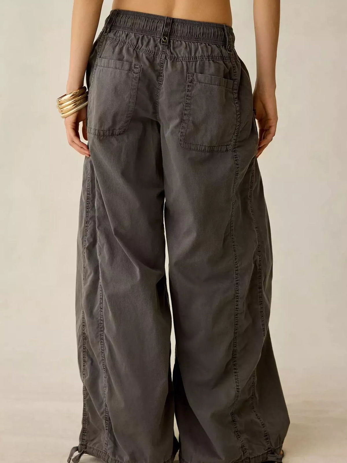 High-Waisted Cargo Wide-Leg Pants - Lilixa.store