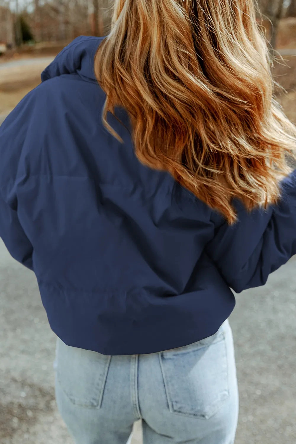 Zip Up Collared Neck Coat with Pockets - Lilixa.store