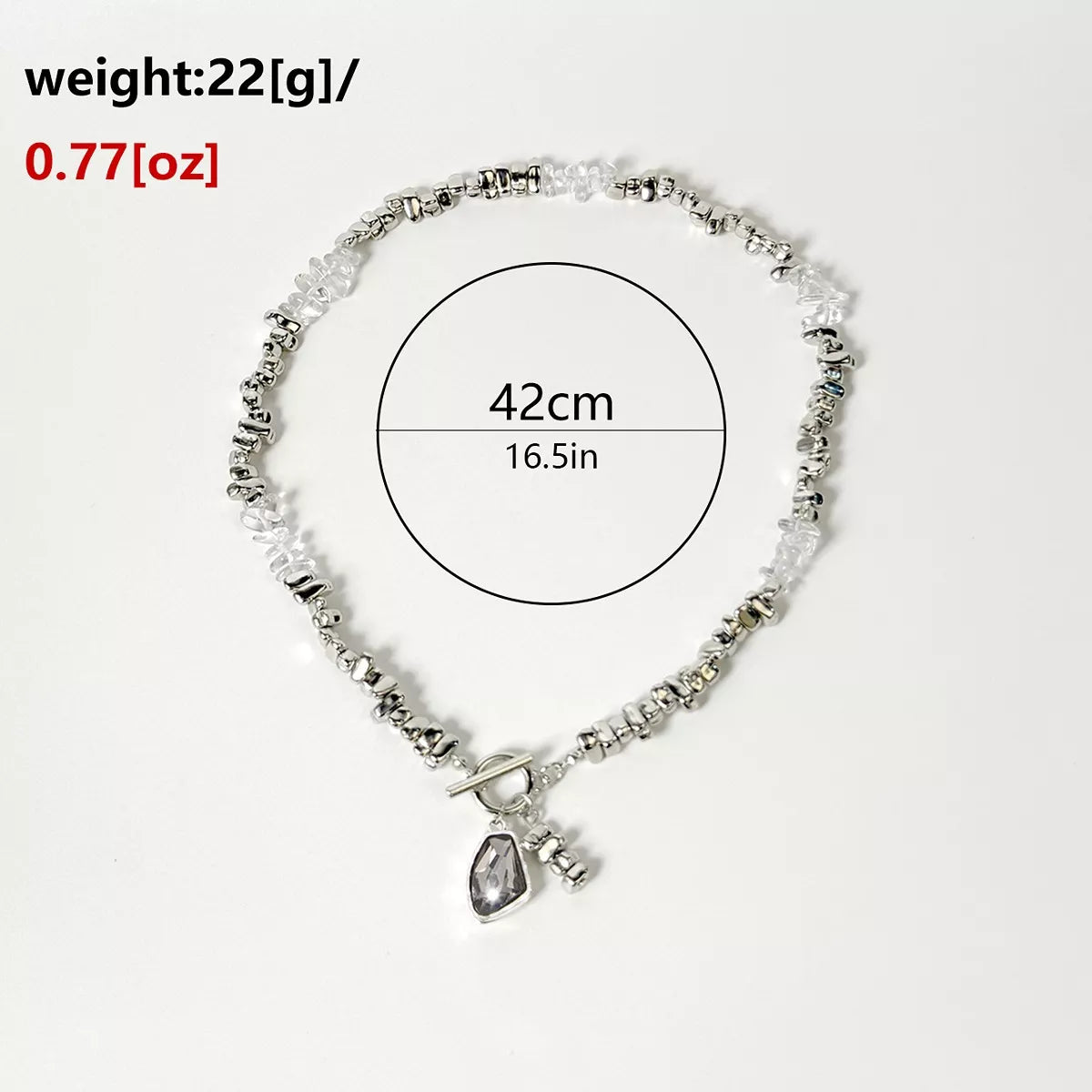 Chunky Gemstone Pendant Necklace - Lilixa.store