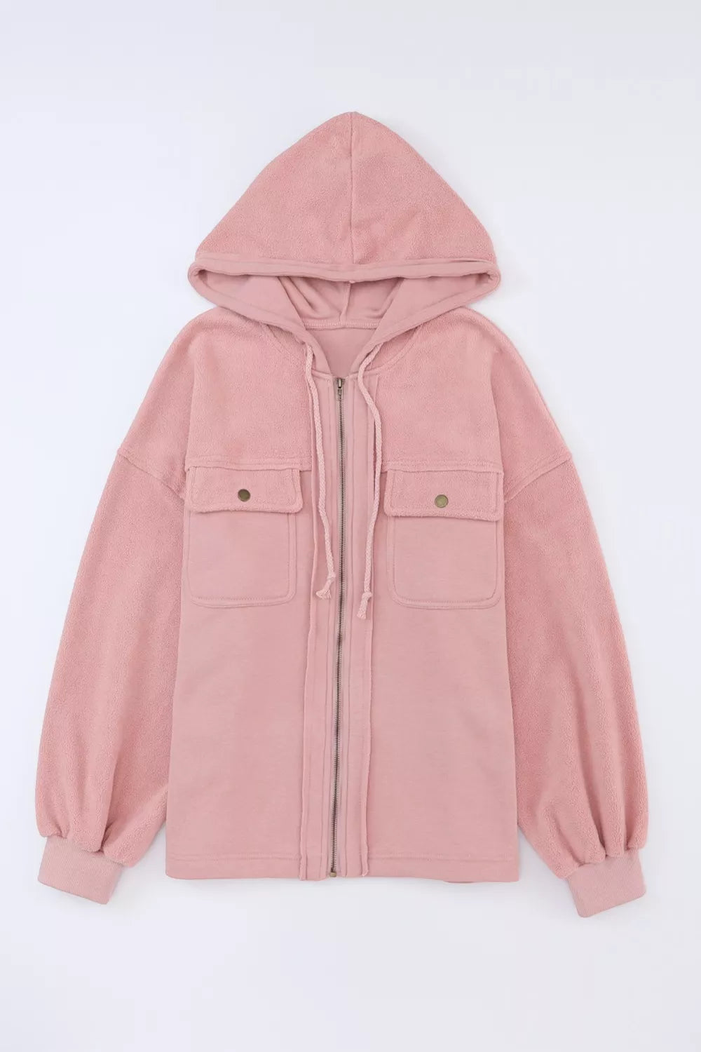 Casual Zip Up Jacket with Pockets, view 4
