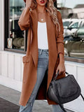 Open Front Dropped Shoulder Outerwear - Lilixa.store