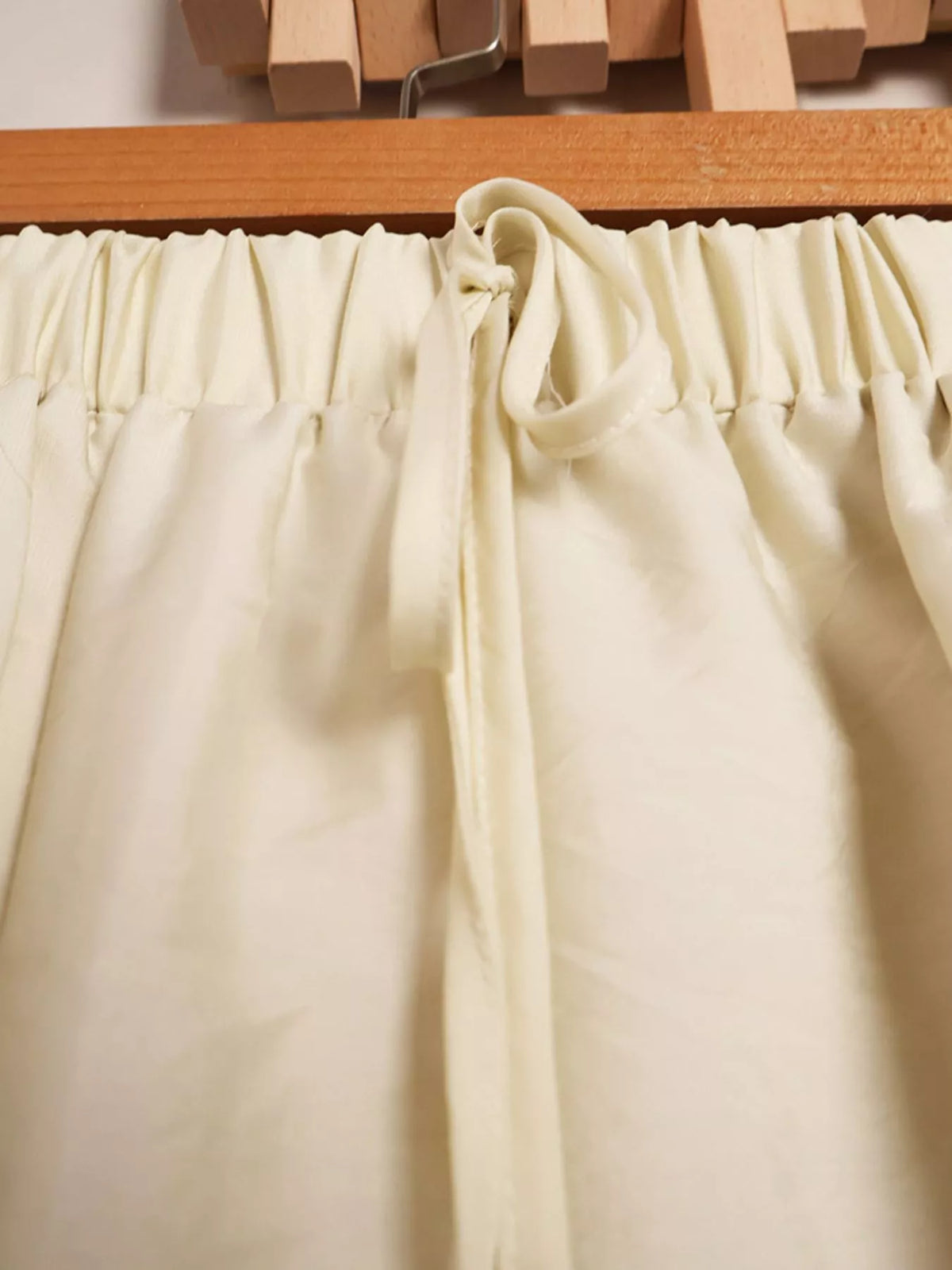 Ruffled Tie Front Blouse and Shorts Set, view 5