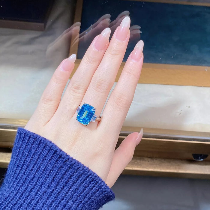 925 Sterling Silver Geometric Ring - Lilixa.store