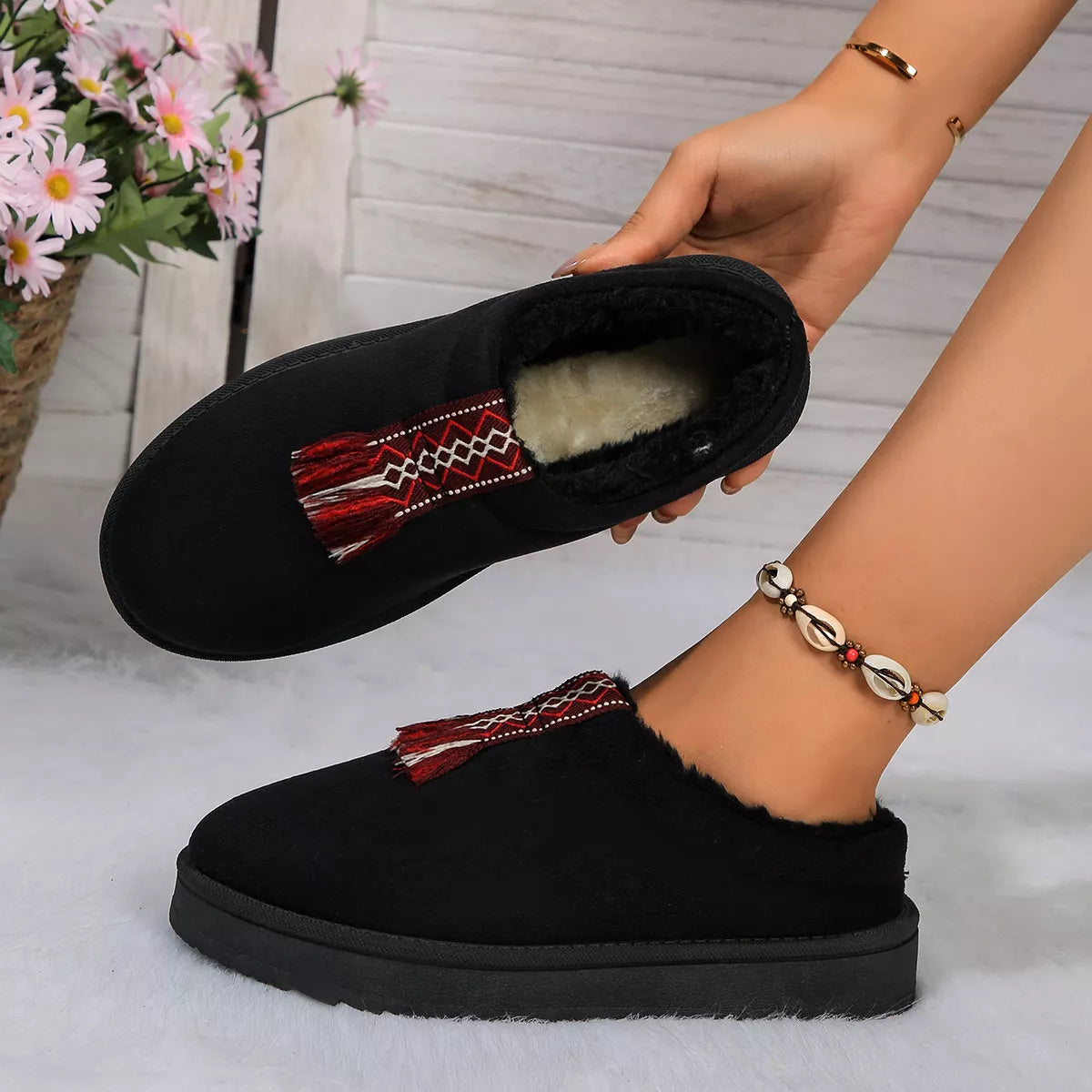 Round Toe Platform Slippers - Lilixa.store