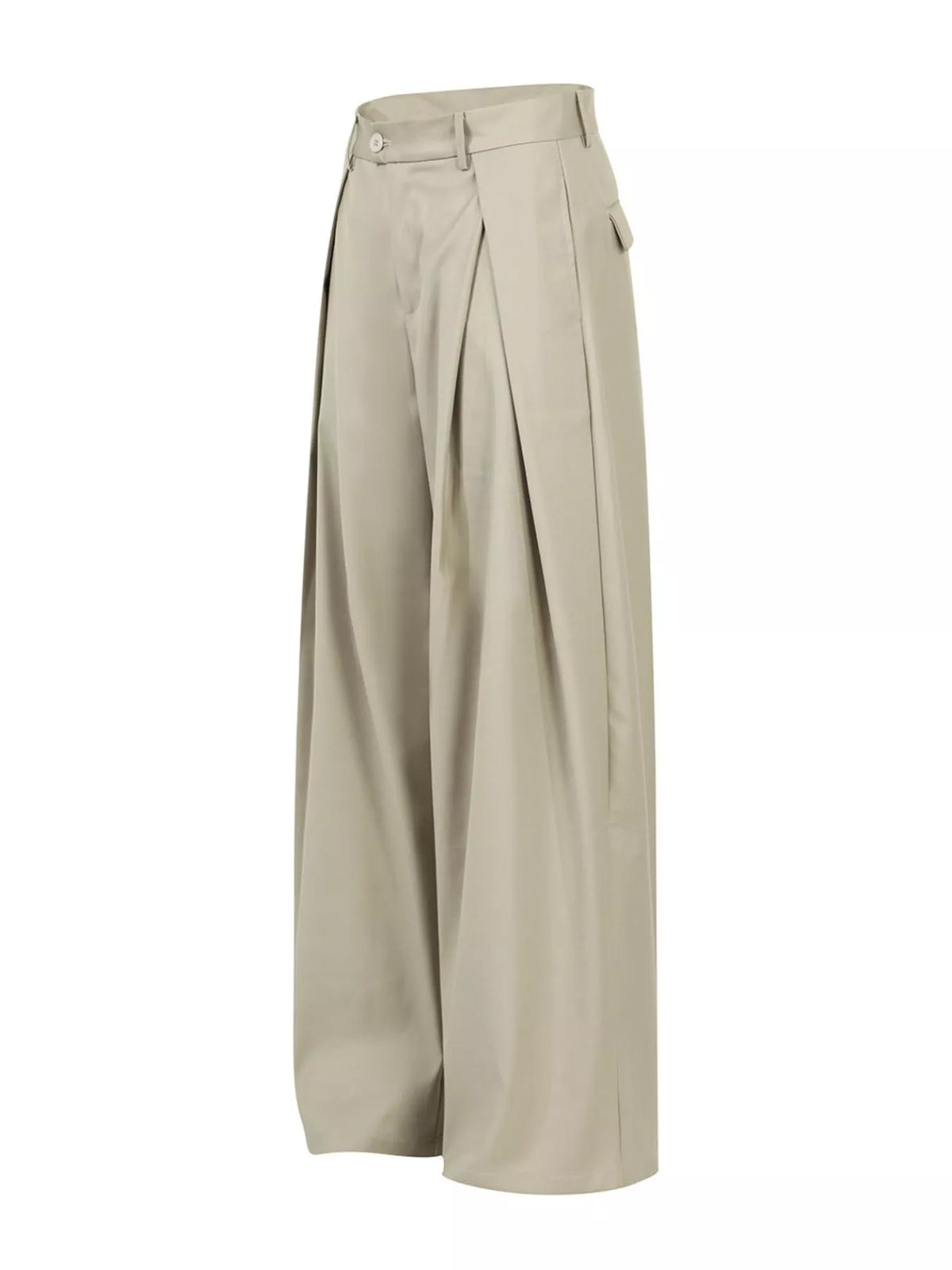 Men's Wide-Leg Pleated Pants