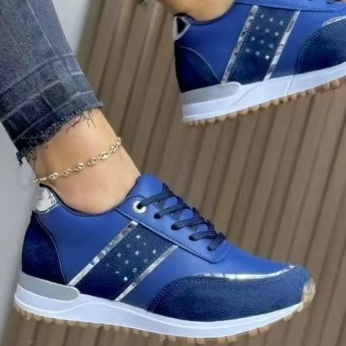 Round Toe Lace Up Athletic - Lilixa.store