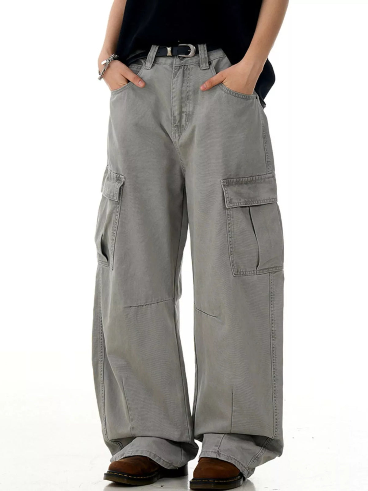 Men's Vintage Wide Leg Cargo Pants