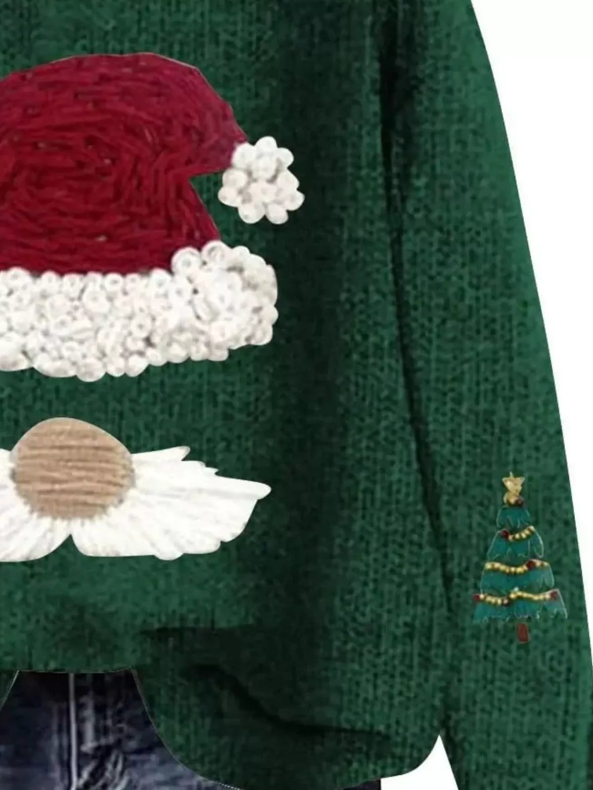 Christmas Graphic Dropped Shoulder Sweater