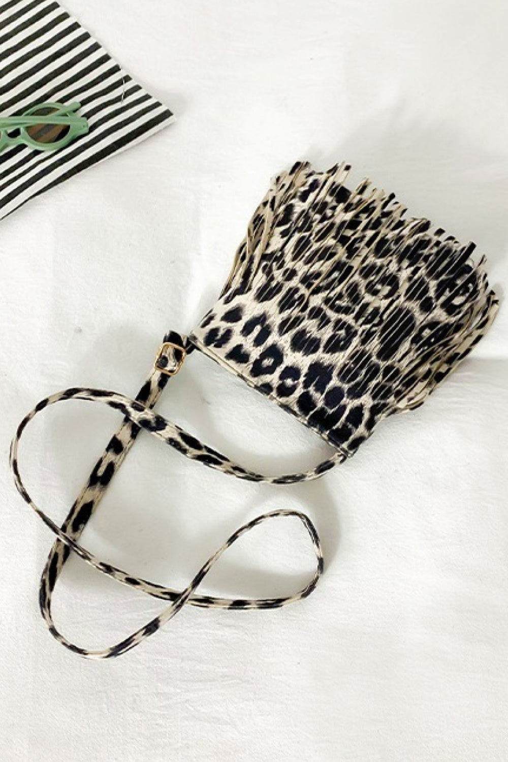 Adored PU Leather Crossbody Bag with Fringe - Lilixa.store