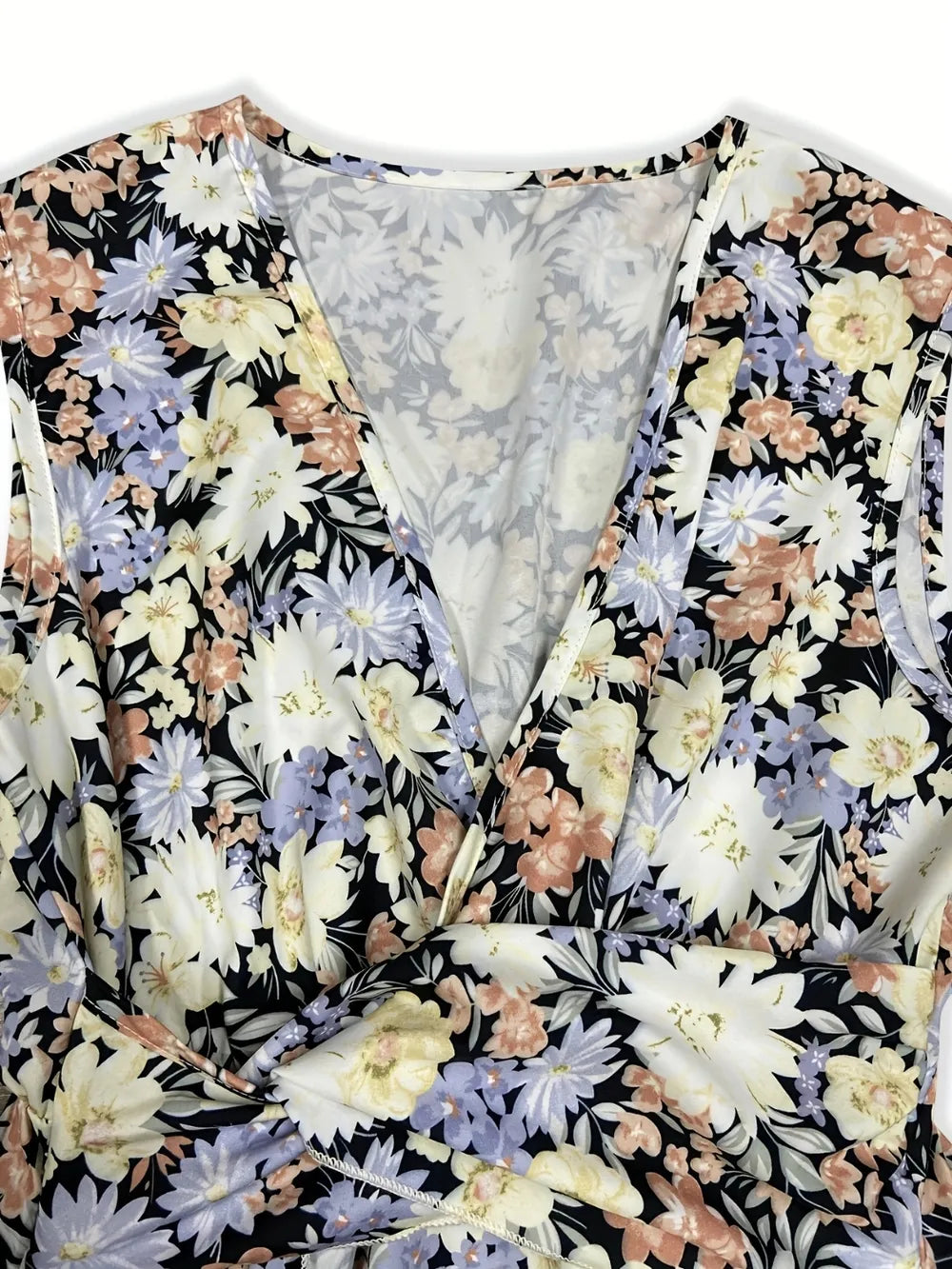 Floral Sleeveless Midi Dress - Lilixa.store