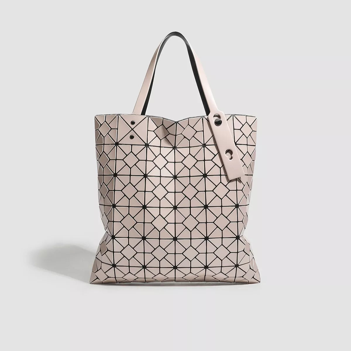 Geometric Lattice Pattern Handbag