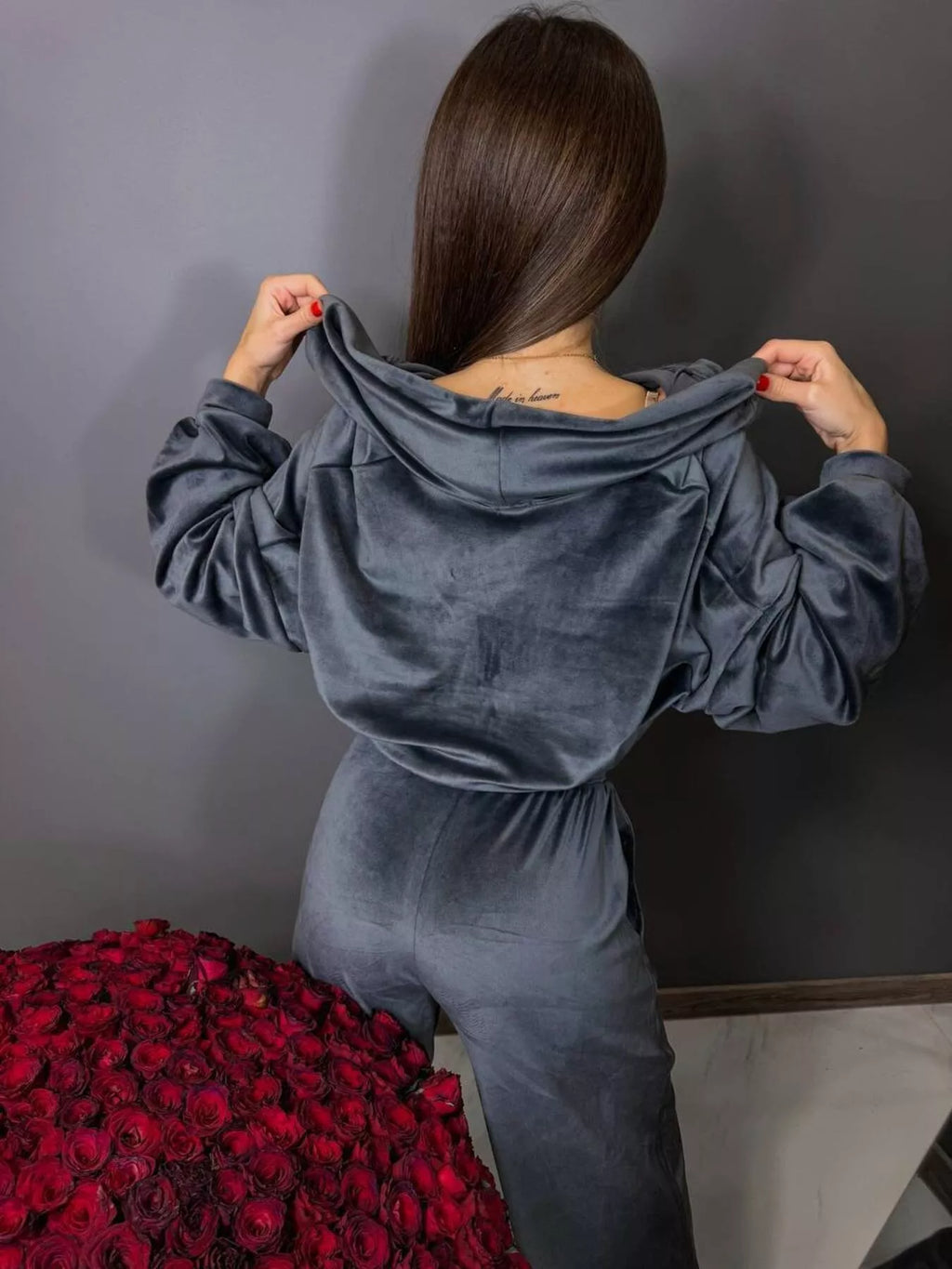 Zip Up Hoodie and Wide-Leg Pants Set - Lilixa.store