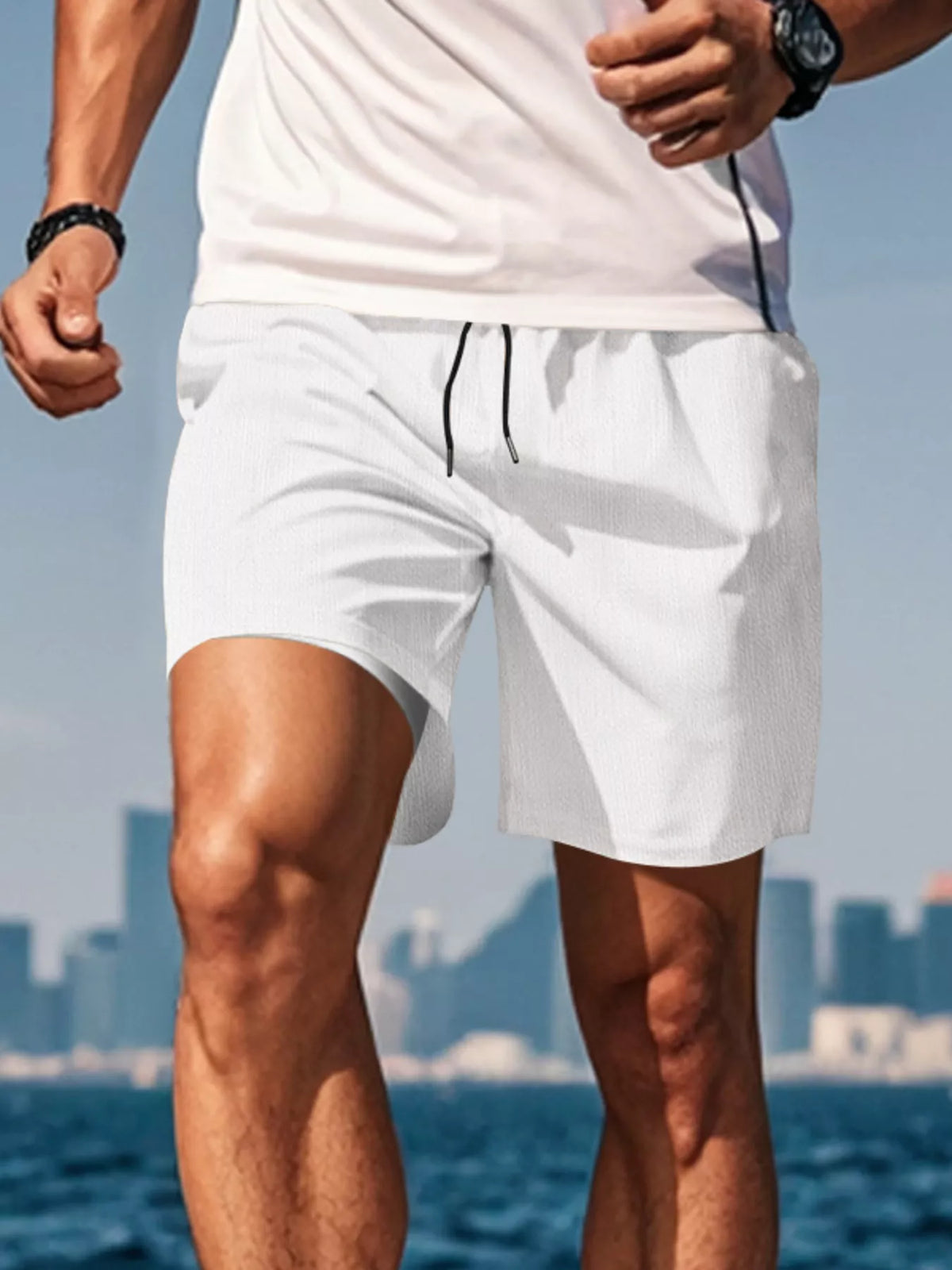 Men's Drawstring Causal Shorts - Lilixa.store