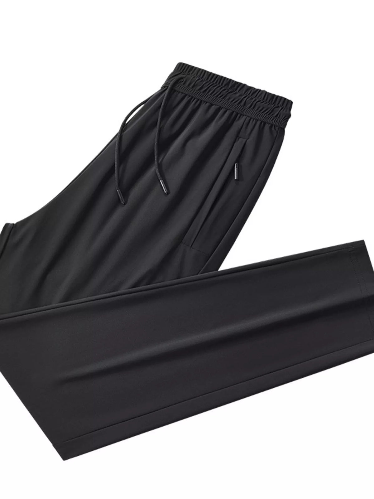 Men's Plus Size Men's Lightweight Quick Dry Pants in Black