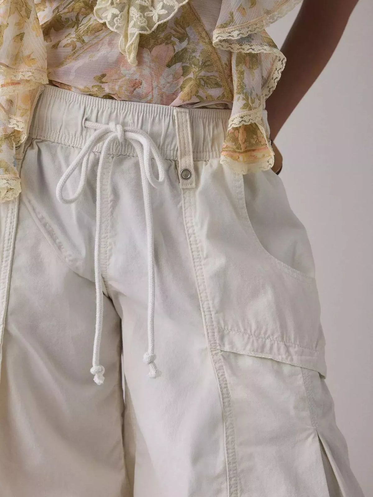 High-Waisted Cargo Wide-Leg Pants - Lilixa.store