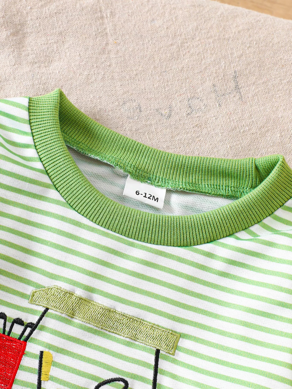 Children's Golf Cart Striped Top and Pants Set - Lilixa.store