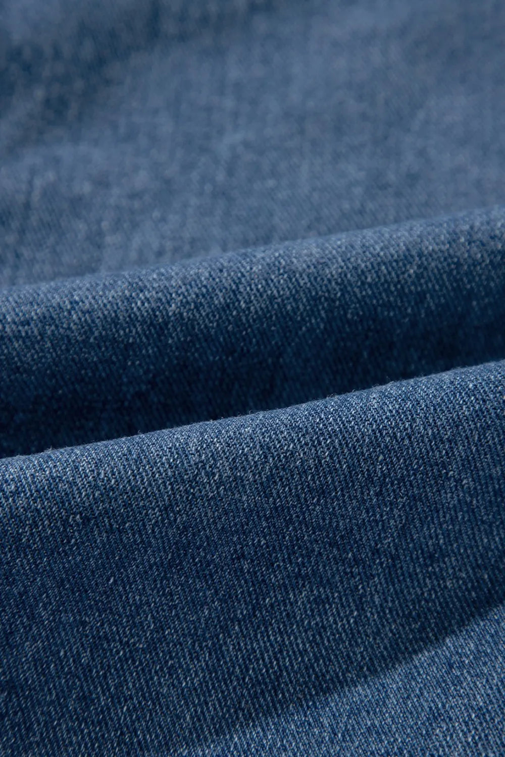 Pocketed Long Sleeve Denim Jacket, view 13