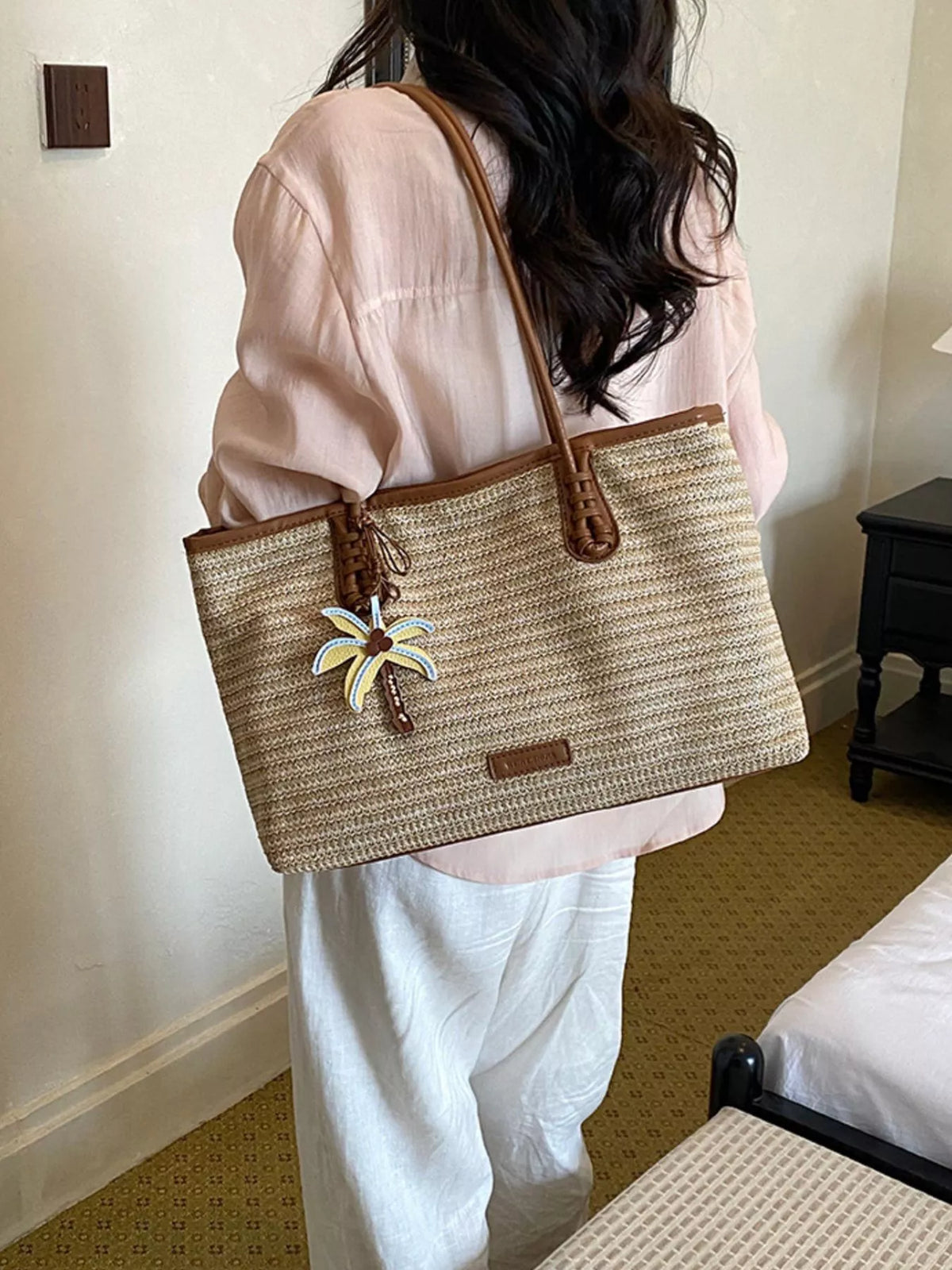 Straw Woven Shoulder Bag