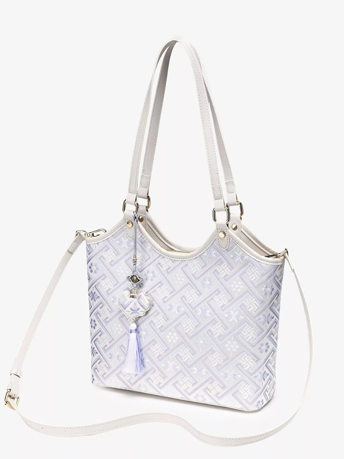 Geometric Pattern Shoulder Bag - Lilixa.store