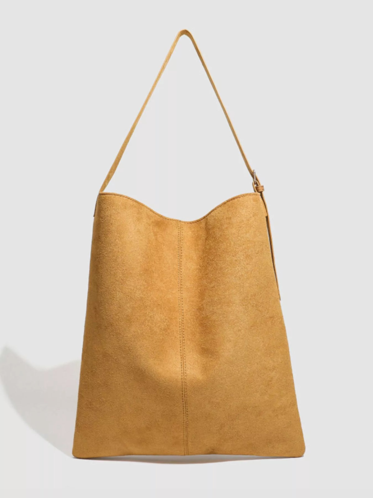 Embroidered Suede Handbag