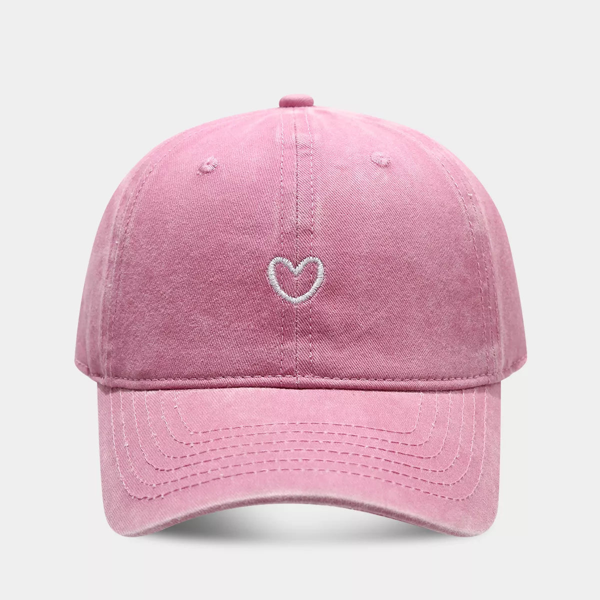 Embroidered Heart Baseball Cap - Lilixa.store