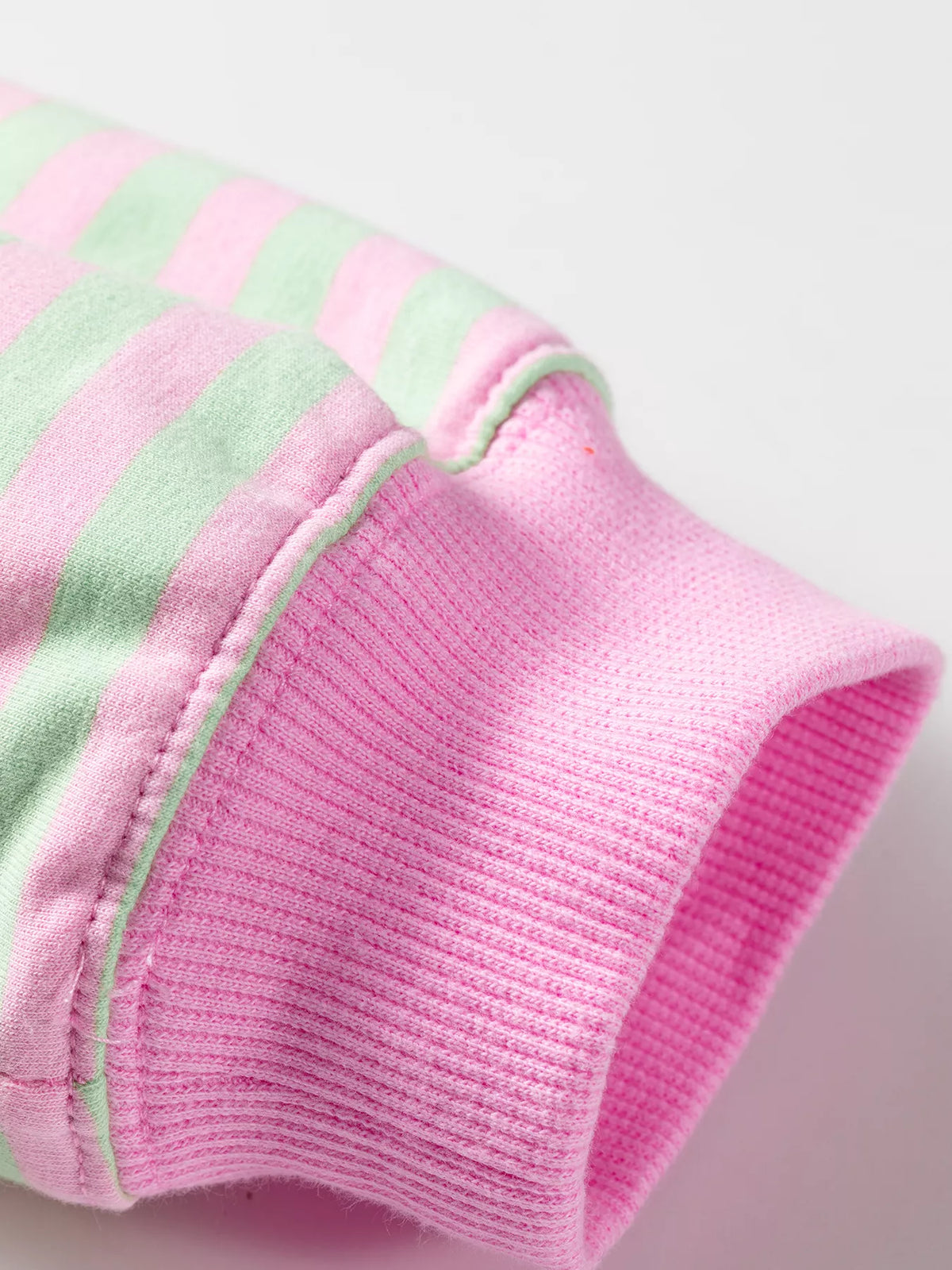 Striped Round Neck Long Sleeve Sweatshirt