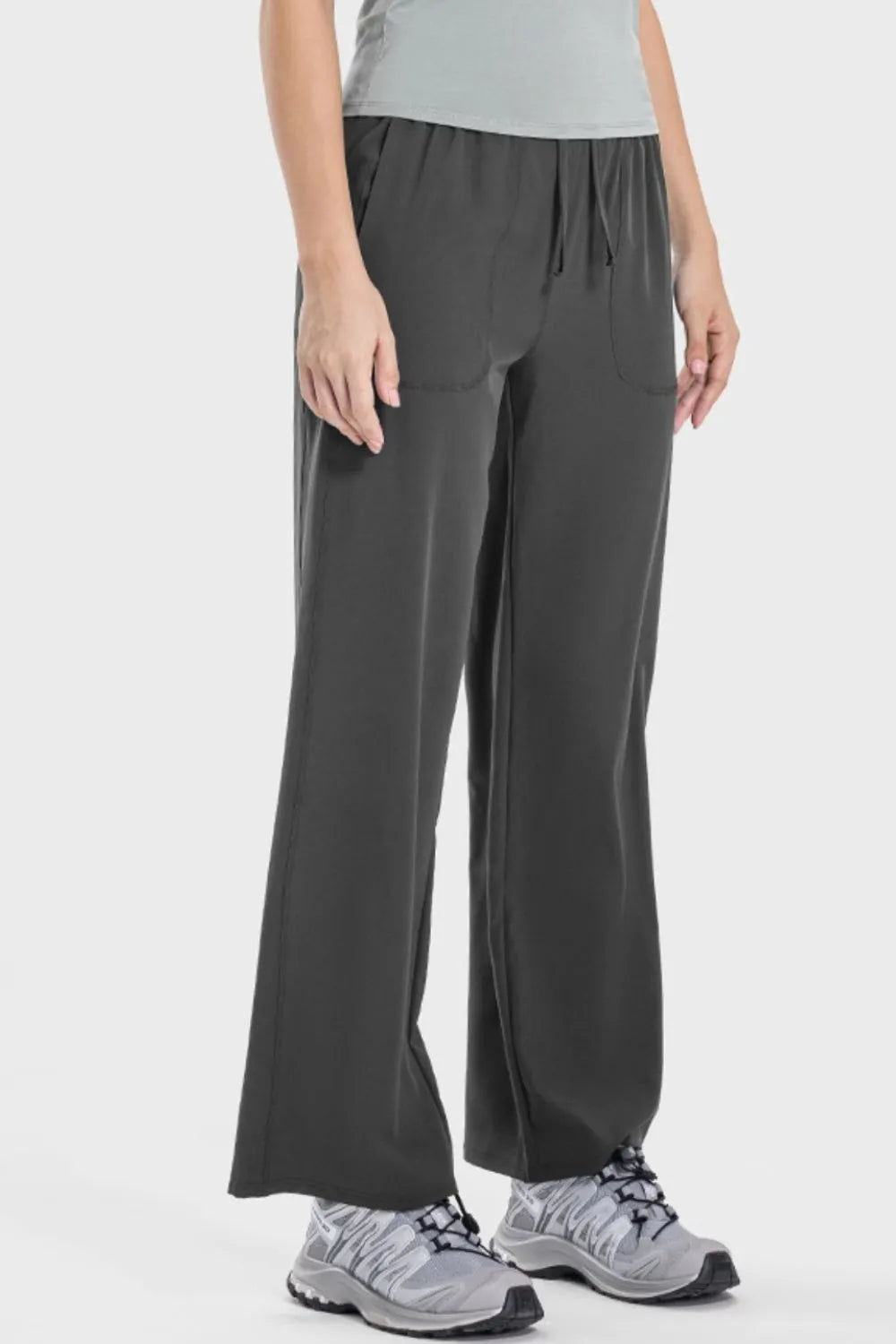 Millennia Drawstring Pocketed Active Pants - Lilixa.store