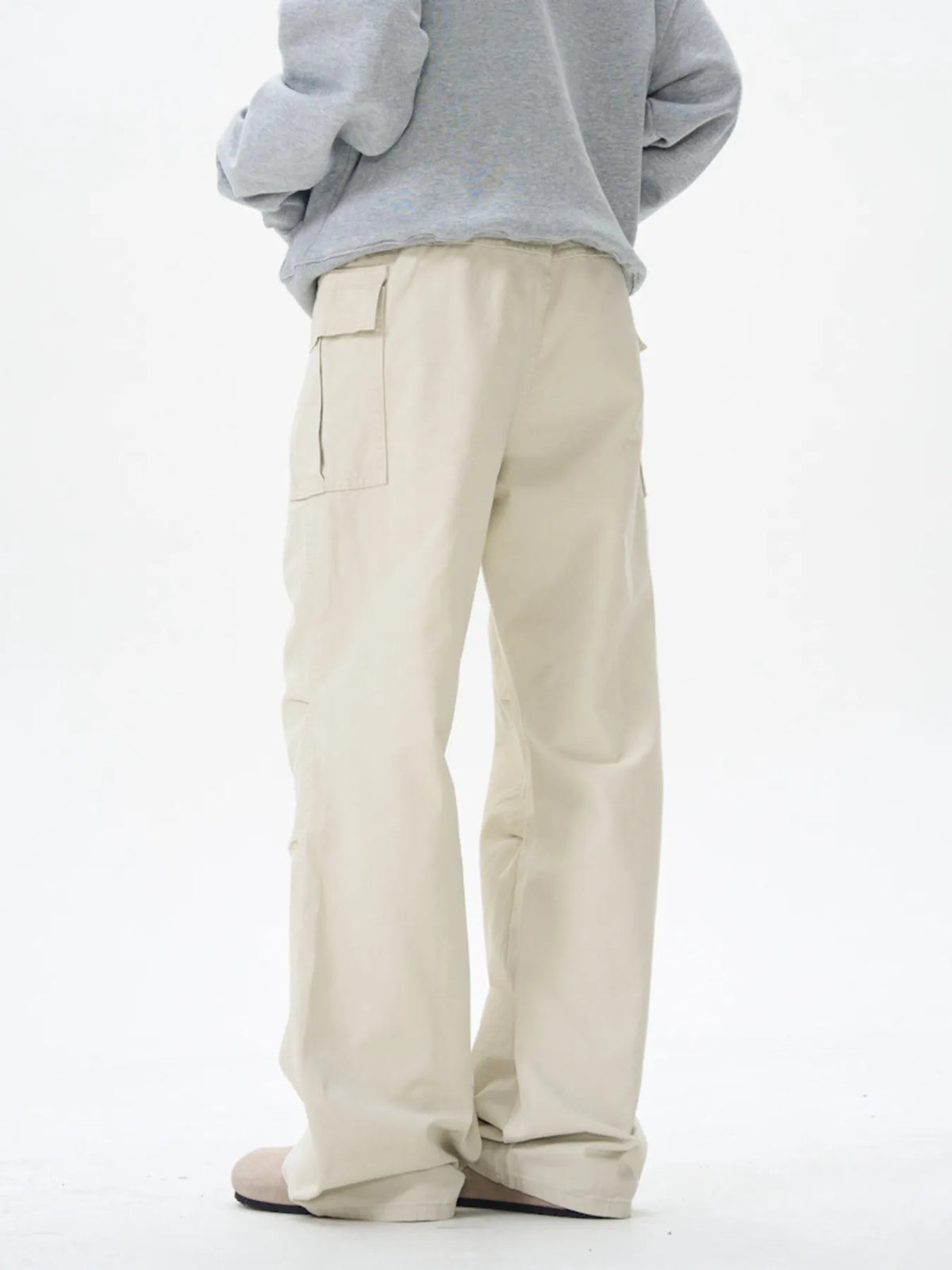 Men's Wide Leg Cargo Pants, view 2