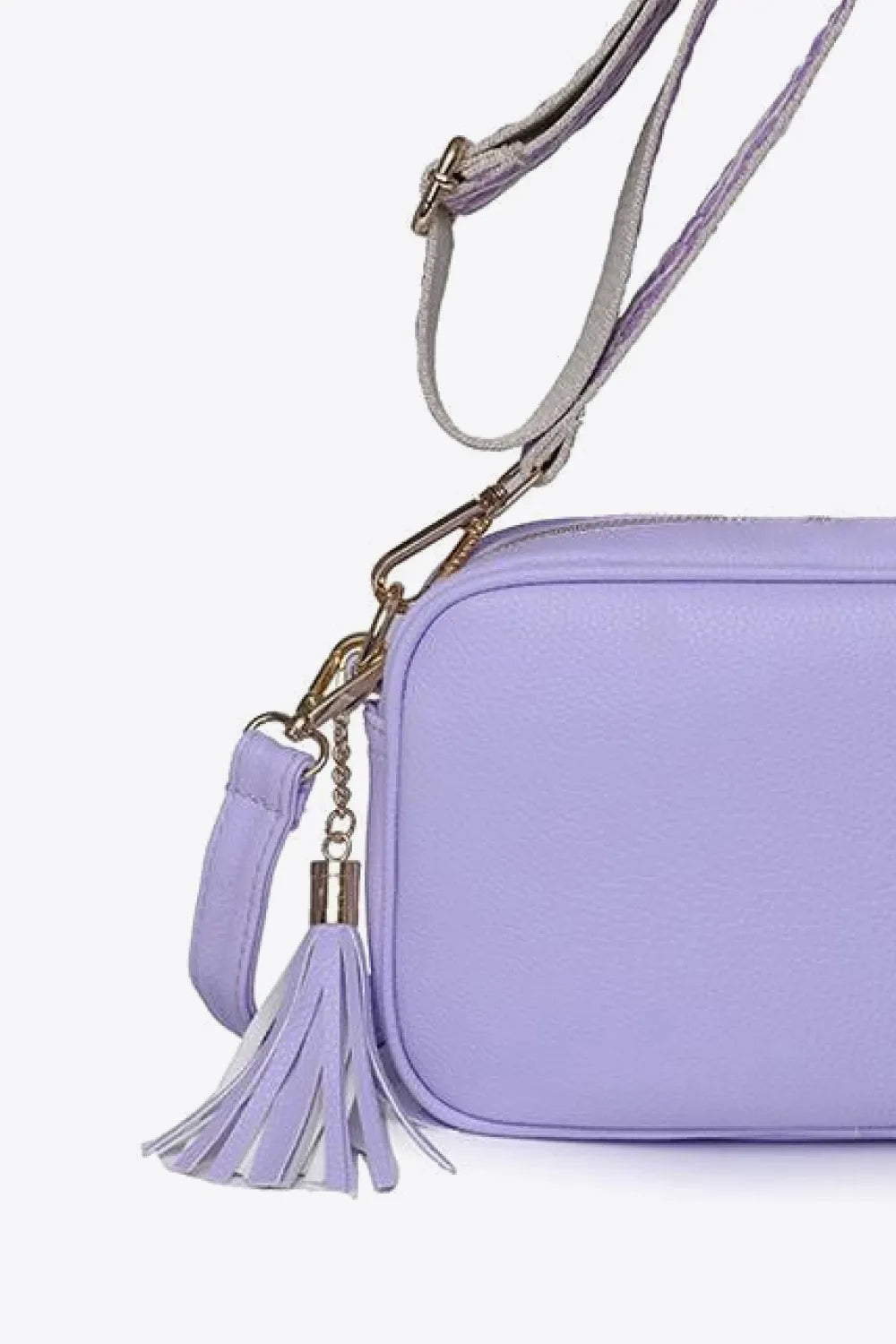 PU Leather Tassel Crossbody Bag - Lilixa.store