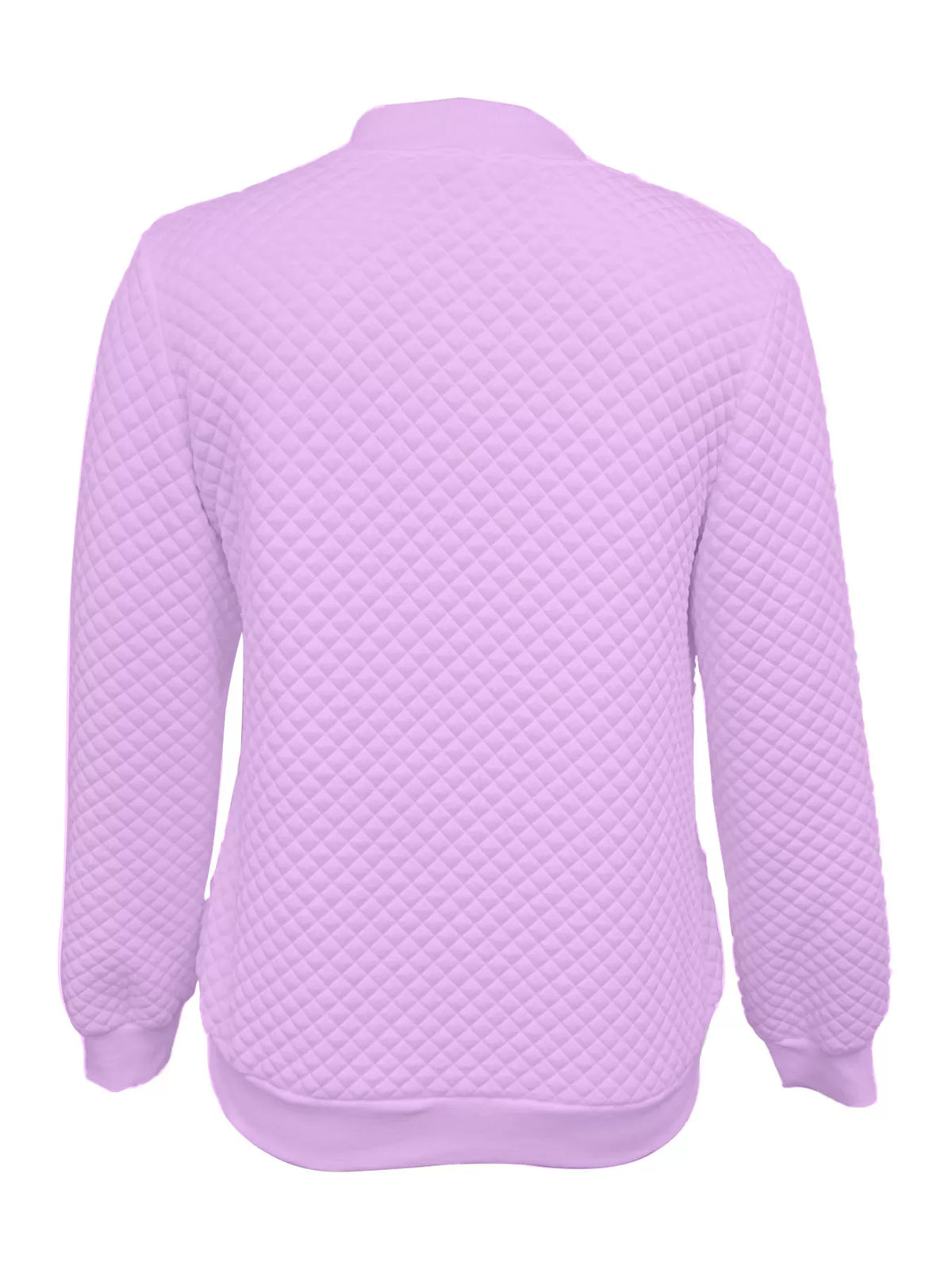 Textured Zip Up Long Sleeve Jacket, view 9