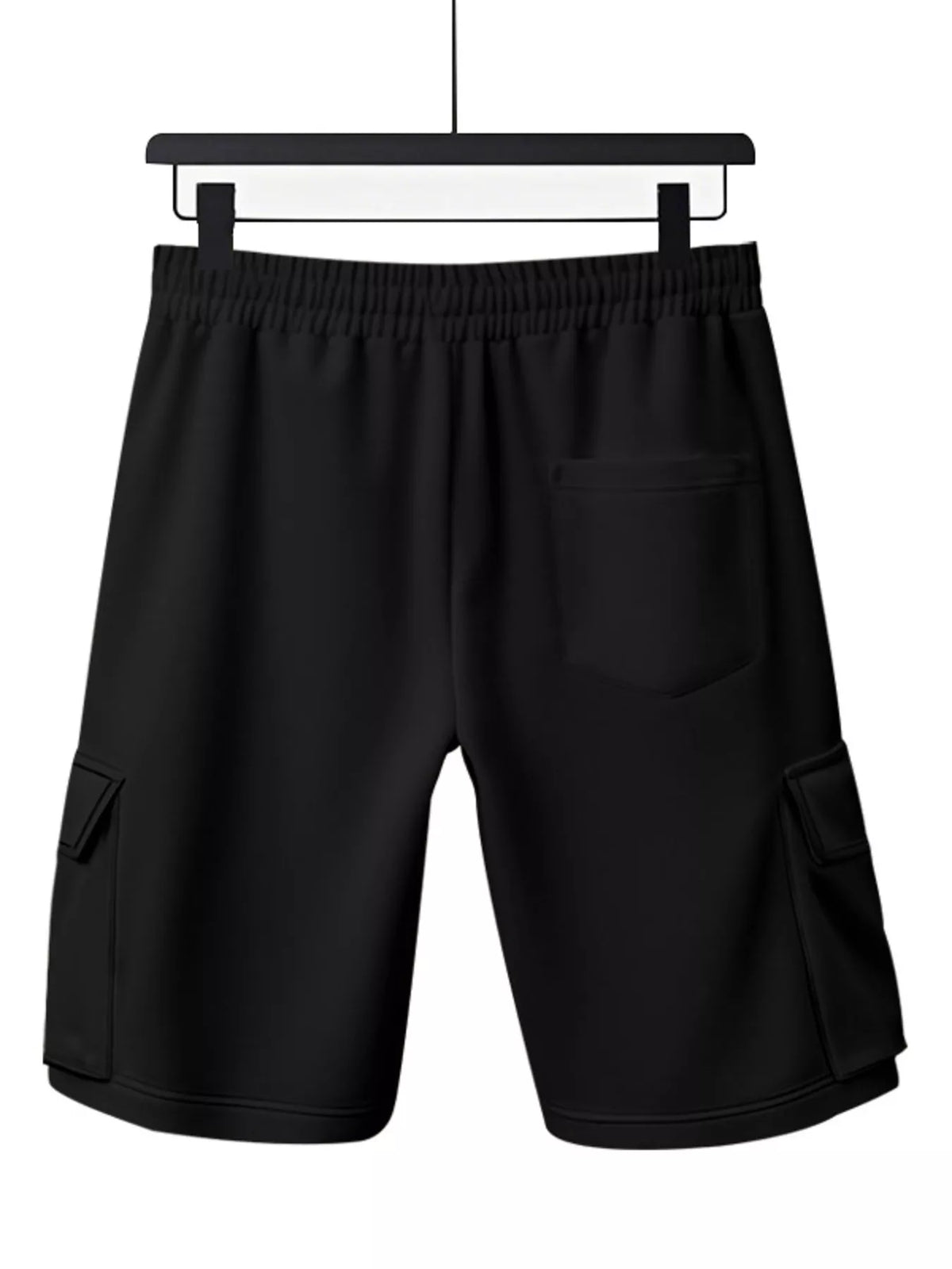 Men's Full Size Drawstring Pocketed Shorts Plus Size, view 4