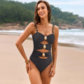 Cutout Ruched Sweetheart Neck One-Piece Swimwear - Lilixa.store