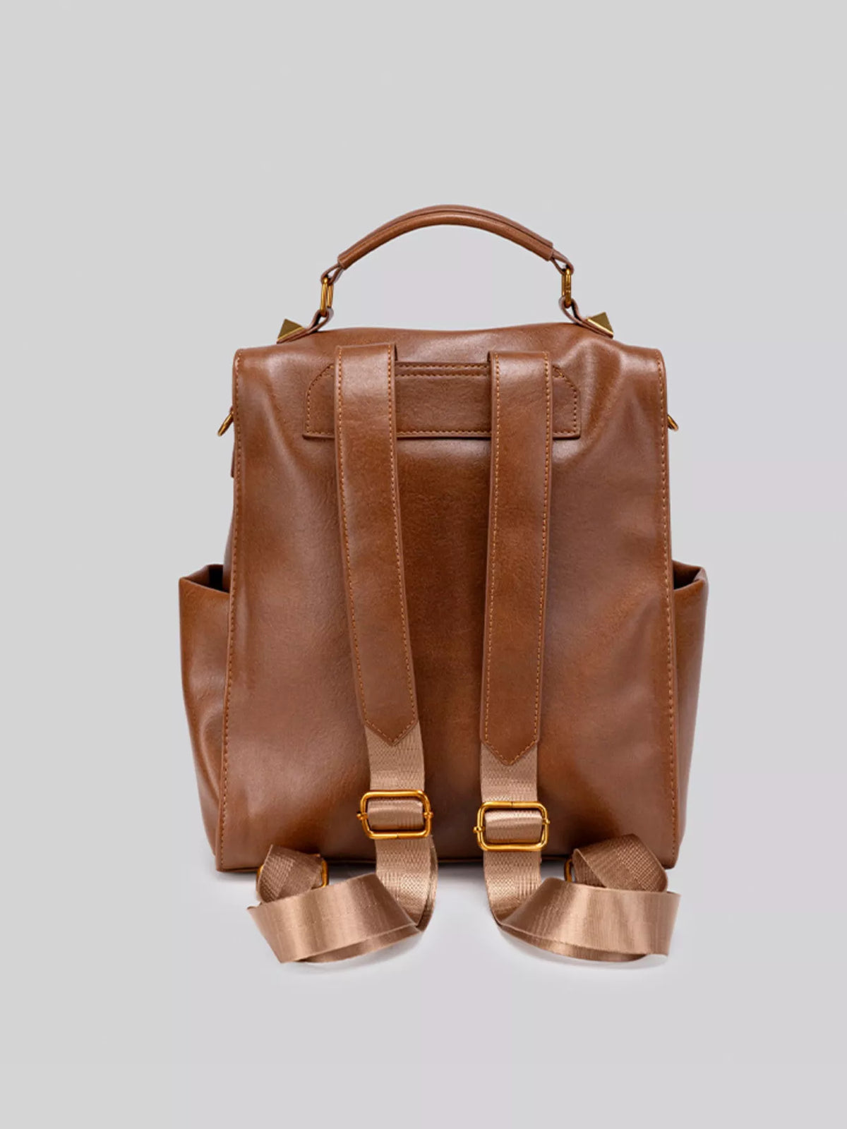 Vintage Style Leather Backpack Bag