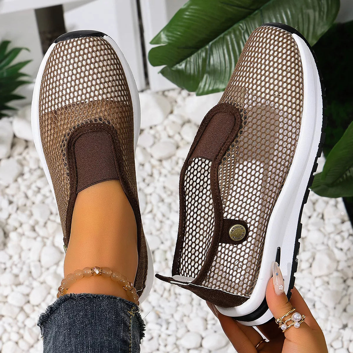 Breathable Mesh Slip-Ons - Lilixa.store