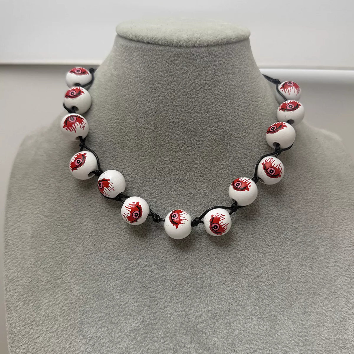 Halloween Beaded Choker Necklace