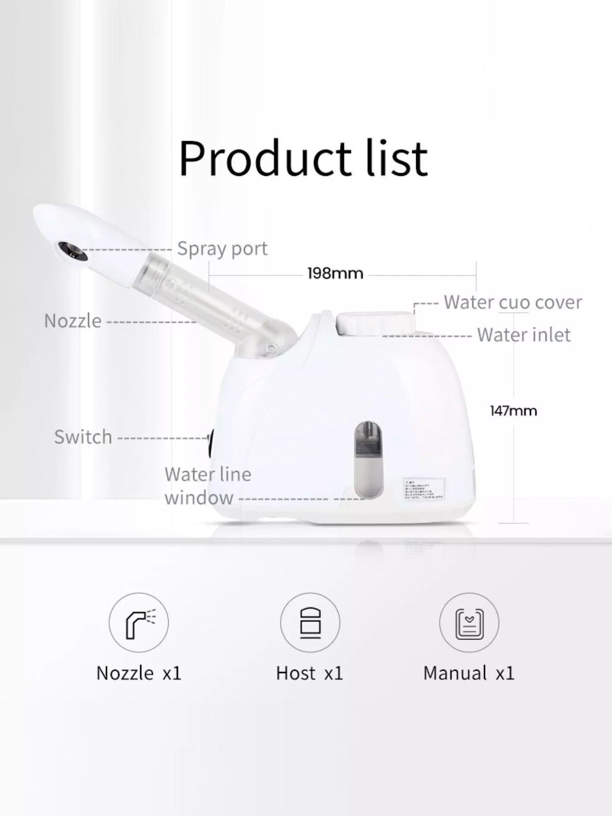 Facial Steamer Deep Cleansing Beauty Device - Lilixa.store