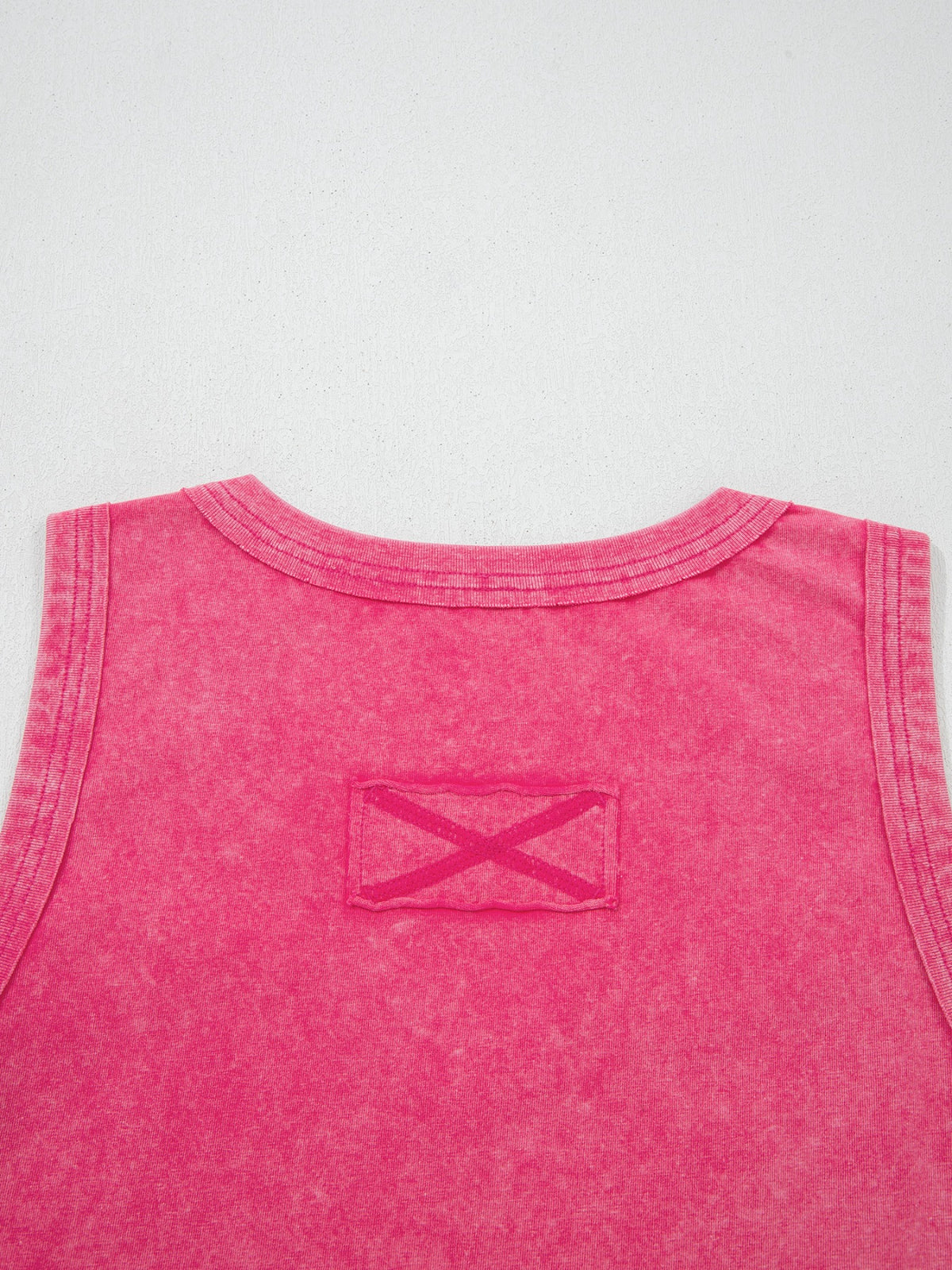 Mineral Wash V Neck Tank Top - Lilixa.store