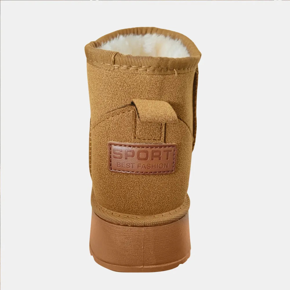 Fleece Lined Chunky Platform Mini Boots - Lilixa.store