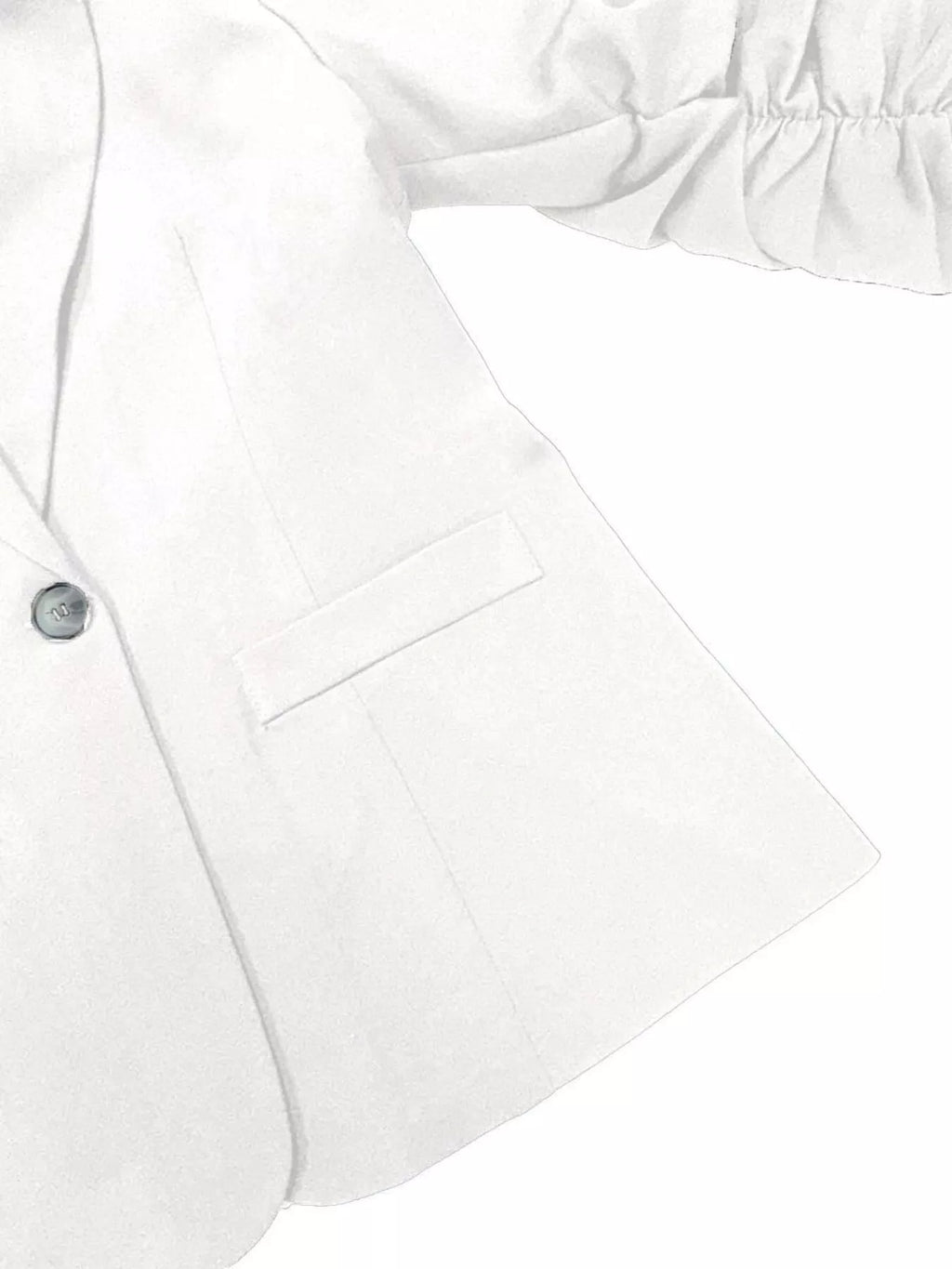 Full Size One Button Lapel Collar Blazer Plus Size - Lilixa.store