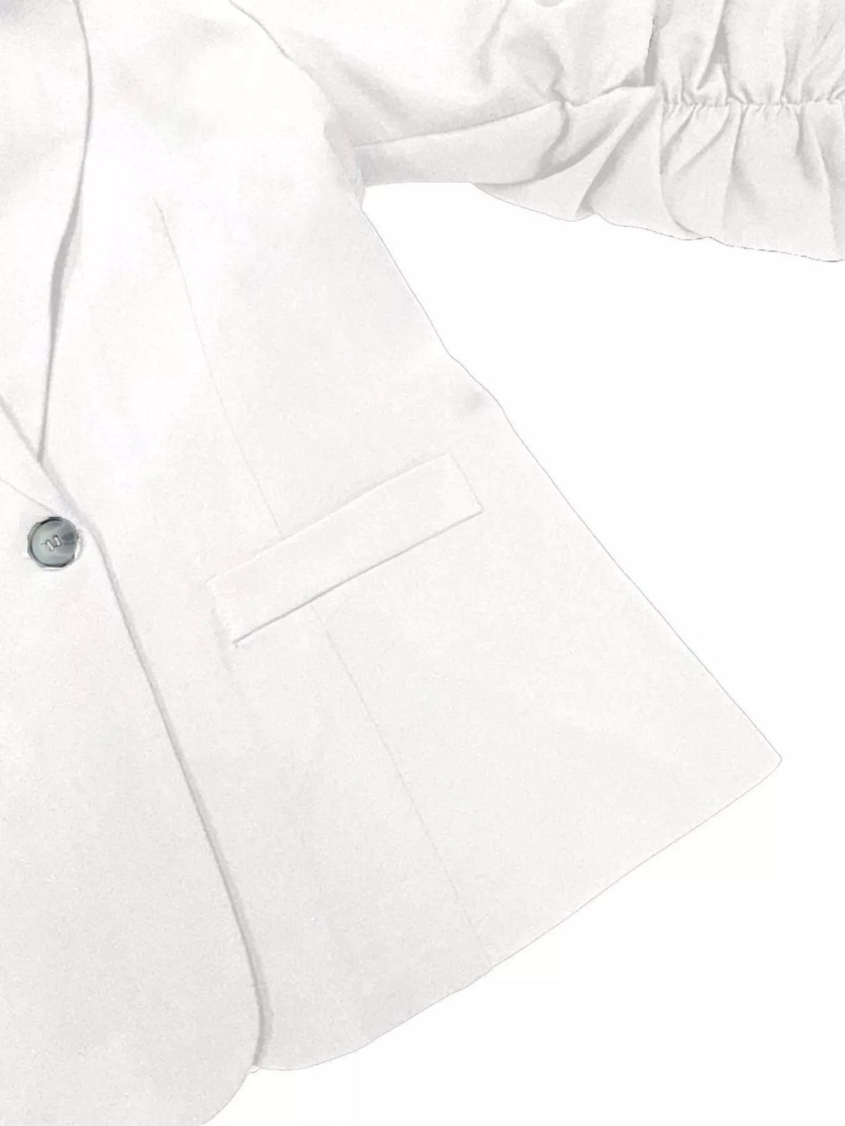 Full Size One Button Lapel Collar Blazer Plus Size - Lilixa.store