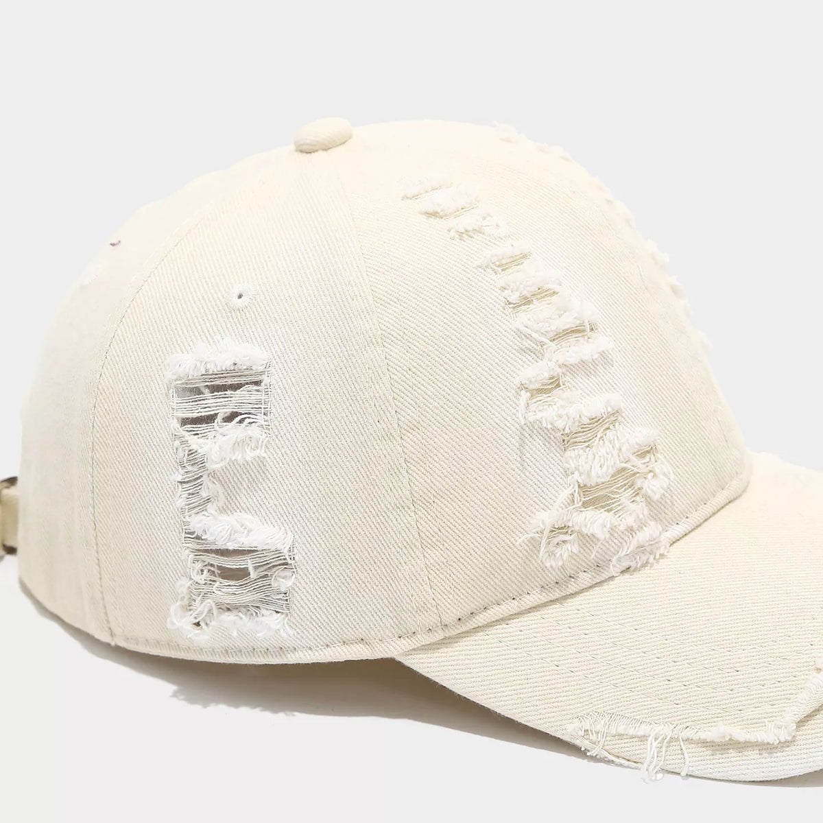 Distressed Cotton Baseball Cap - Lilixa.store