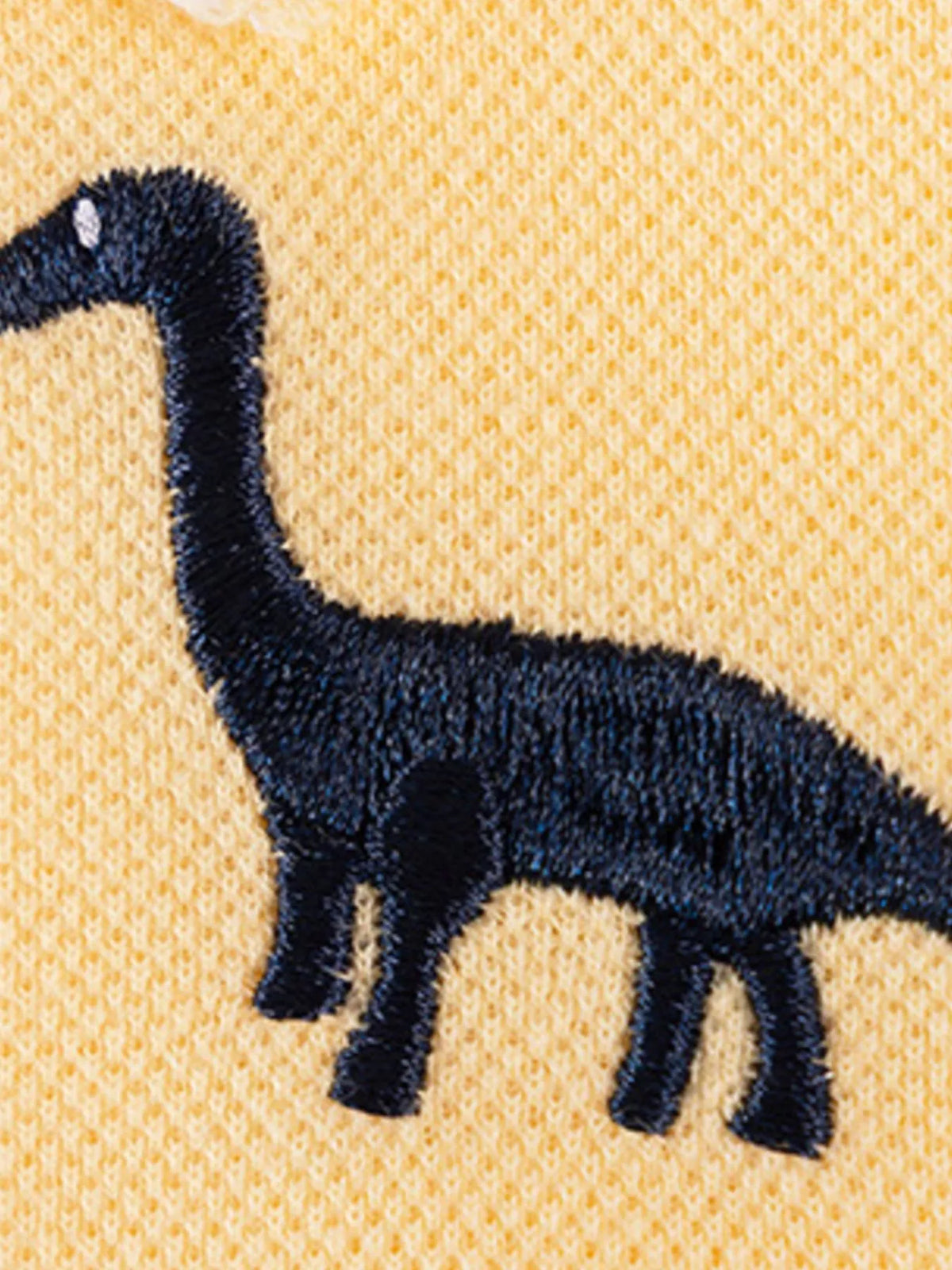 Children's Tiered Dress with Dinosaur Embroidery - Lilixa.store