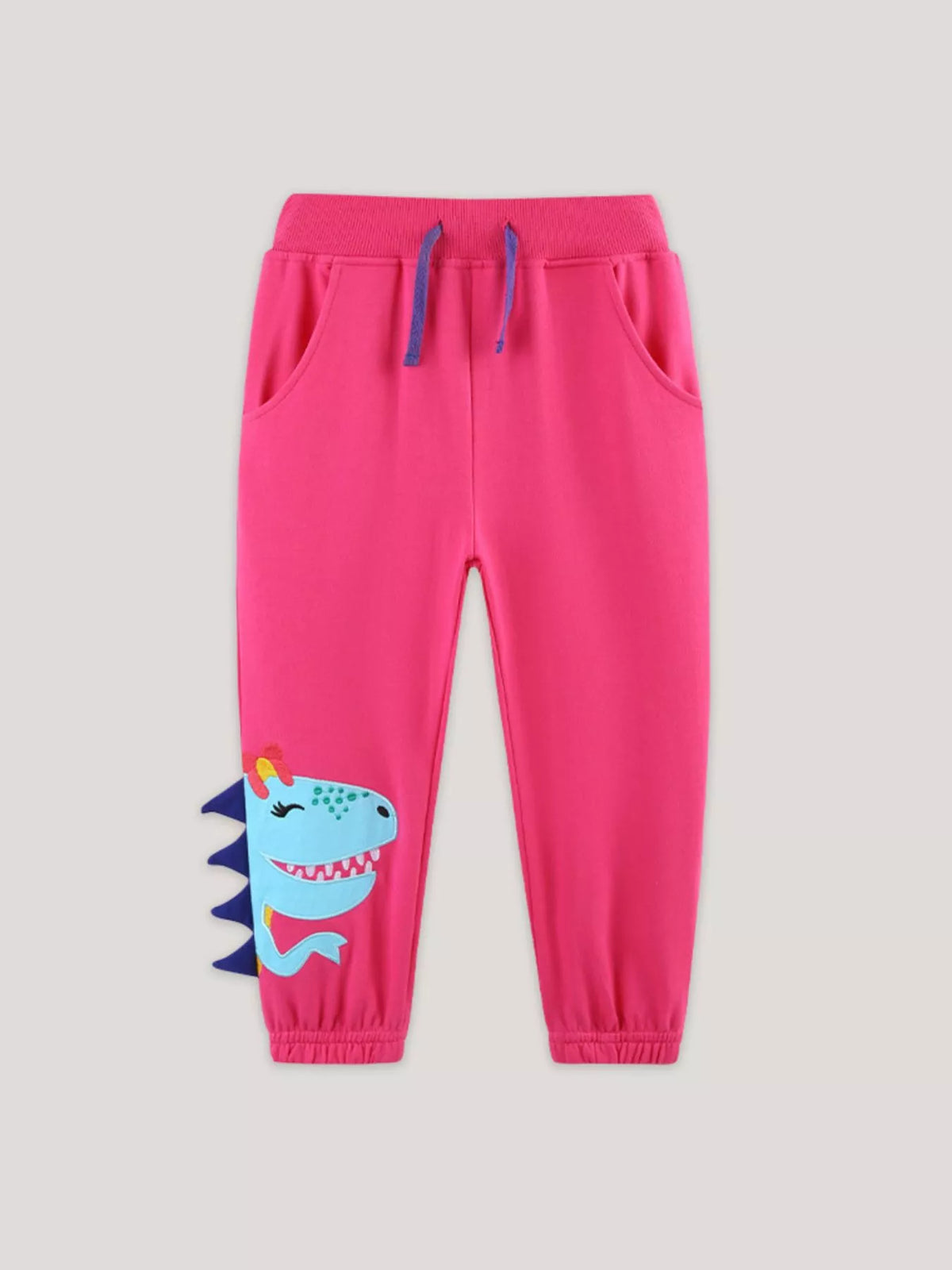 Children's Dinosaur Drawstring Joggers - Lilixa.store