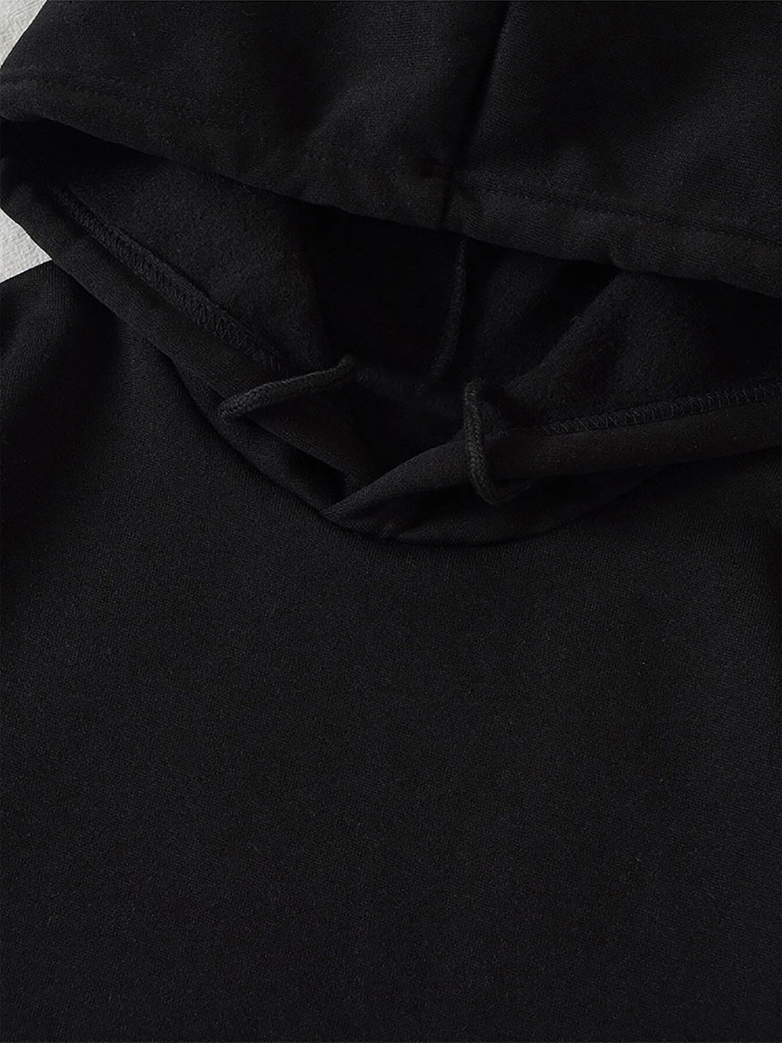 Graphic Drawstring Hoodie with Pocket - Lilixa.store