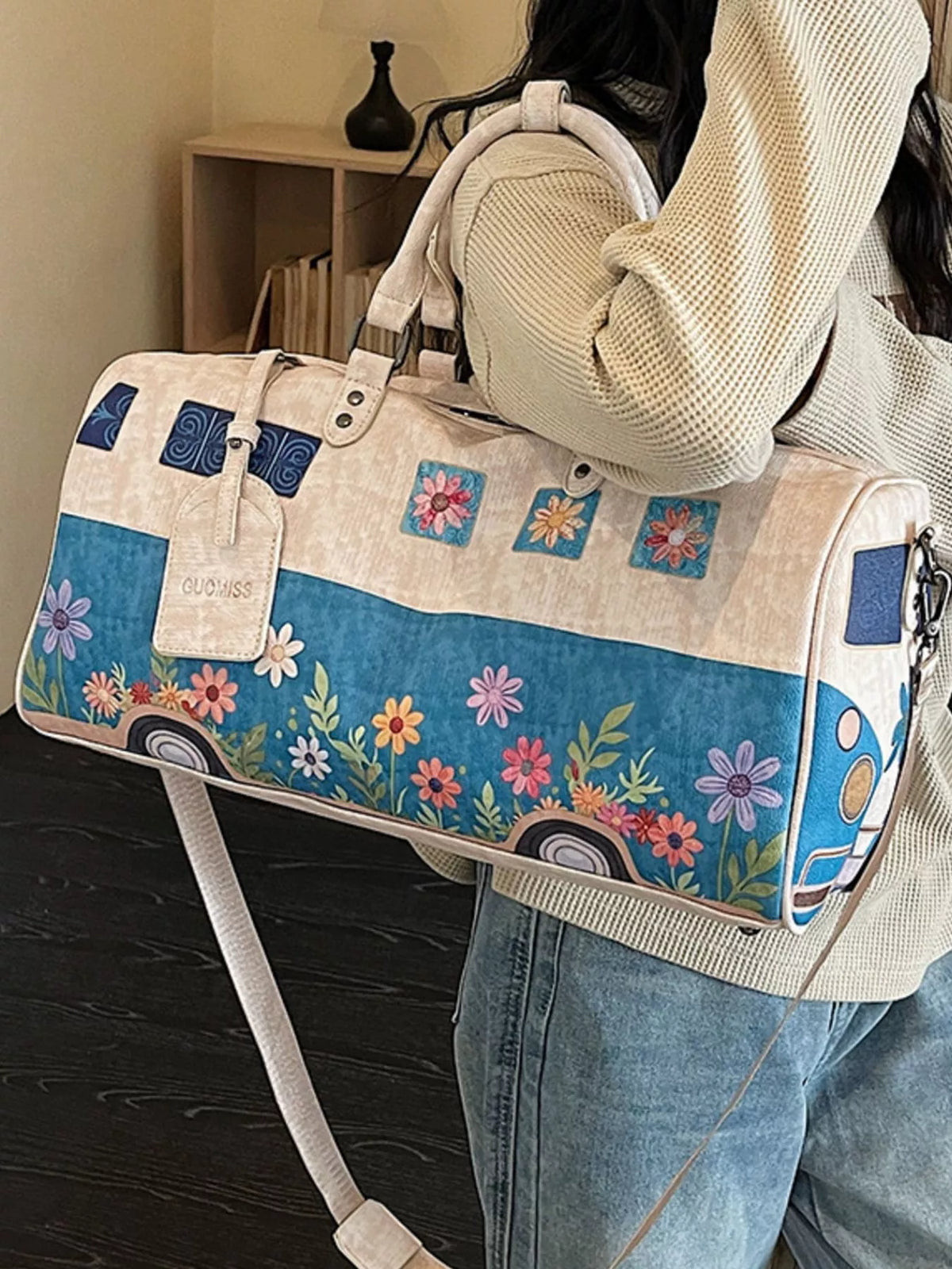Floral Print Duffel Bag - Lilixa.store