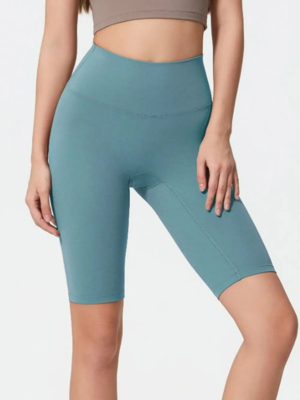 Millennia High Rise Wide Waistband Active Shorts - Lilixa.store