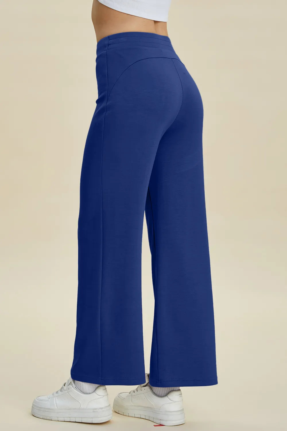 Basic Bae Full Size Air Scuba Drawstring Wide Leg Pants, view 7
