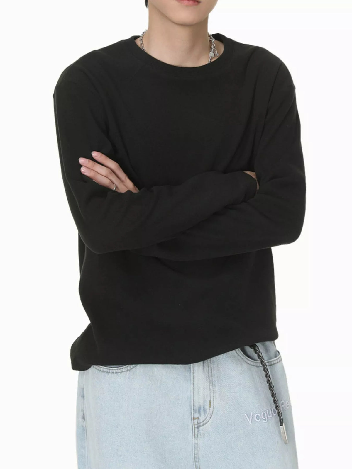 Men's Long-Sleeve Crew Neck T-Shirt - Lilixa.store