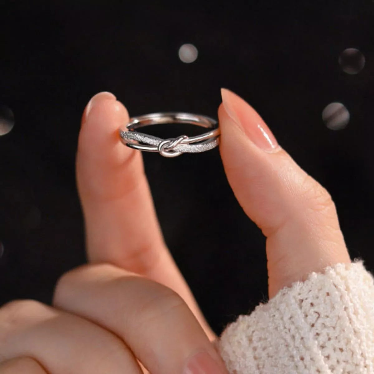 925 Sterling Silver Knot Ring - Lilixa.store