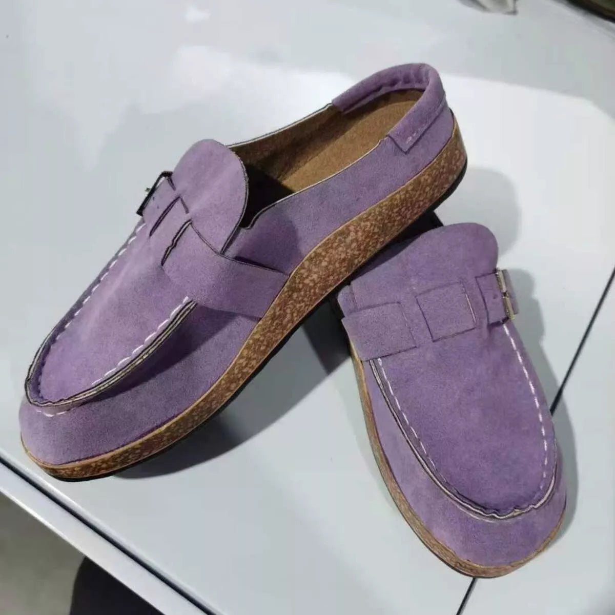 Round Toe Slip-Ons